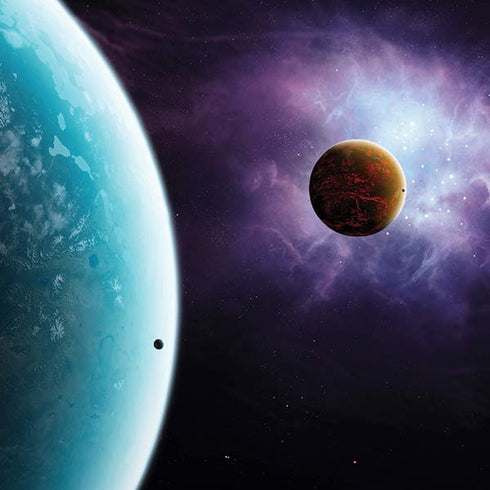 StockTrek Two Planets Born from the Same Star Google Pixel 7a Skin